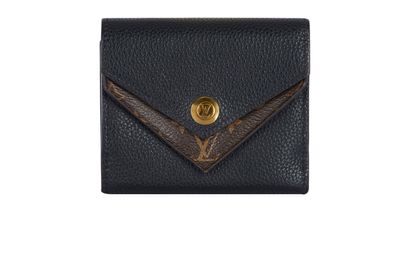 Louis Vuitton Portefeuille Double V Compact Wallet, front view